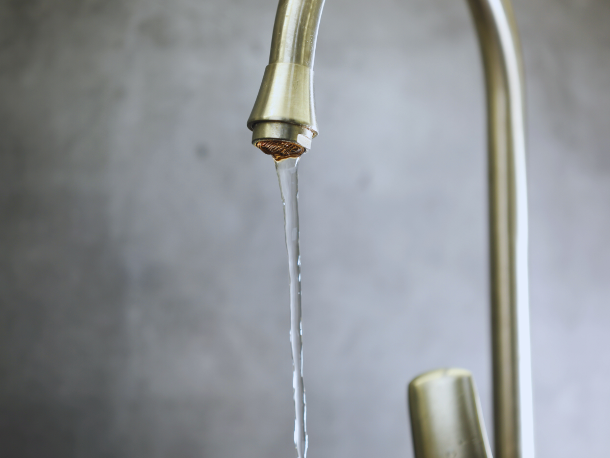 Low water pressure coming from faucet